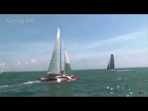 le skipper Alain Borsotti sur Fine Mouche - Golden Oldies, inumaginfo.com