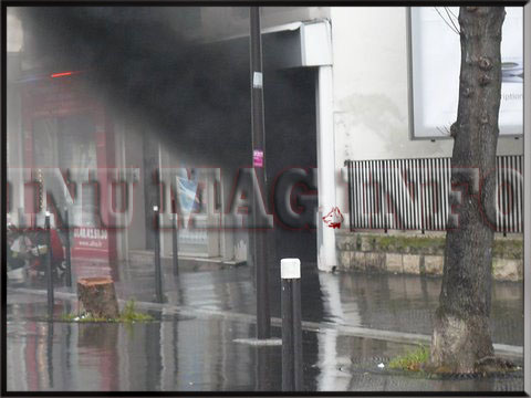Pompiers, Incendie sur le boulevard Lefebvre