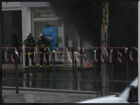 Pompiers, Incendie sur le boulevard Lefebvre