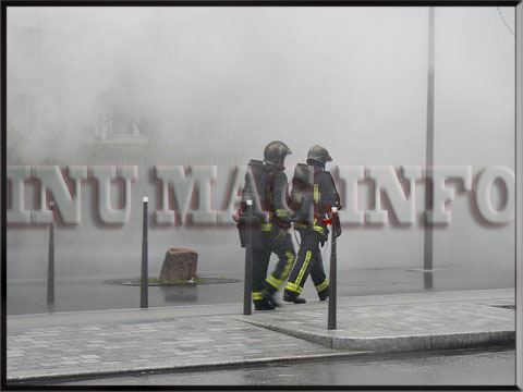 Pompiers, Incendie sur le boulevard Lefebvre