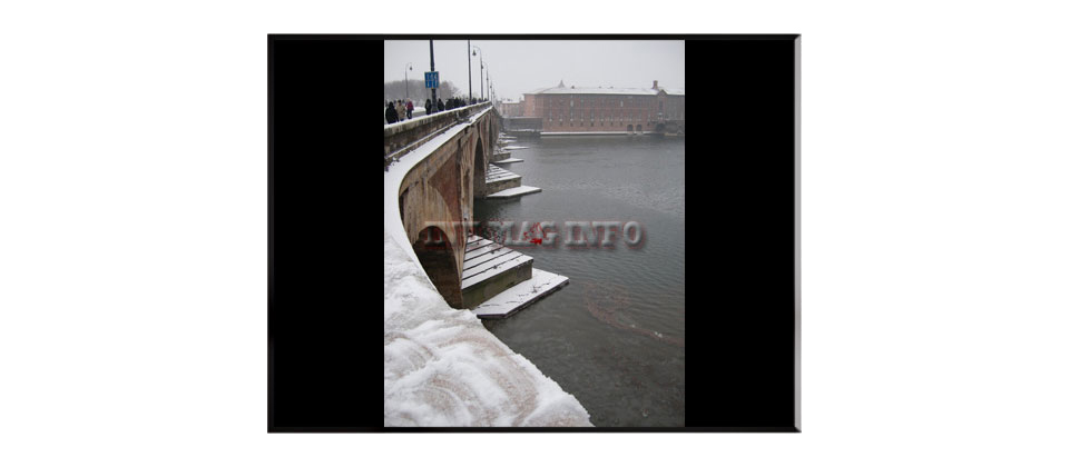 Toulouse sous la neige - inumaginfo.com